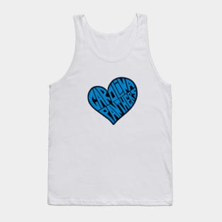 Panther football warp text Tank Top